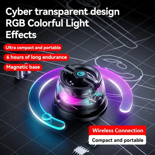 Parlante magnetico con luz y bluetooth