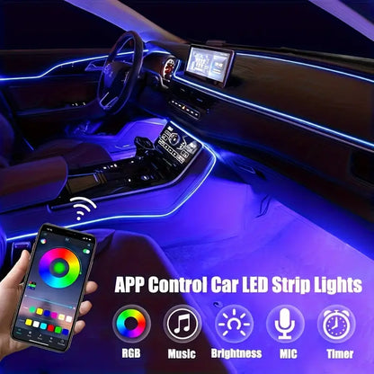 PROMO:Cinta led RGB neón para autos