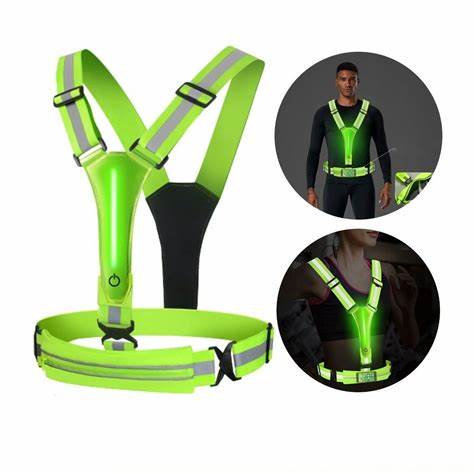 Chaleco Reflectivo Con Luz Led